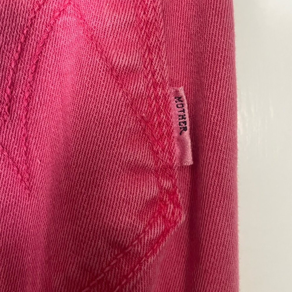 MOTHER The Looker Women's Hot Pink Jeans Size 26 - Picture 5 of 7